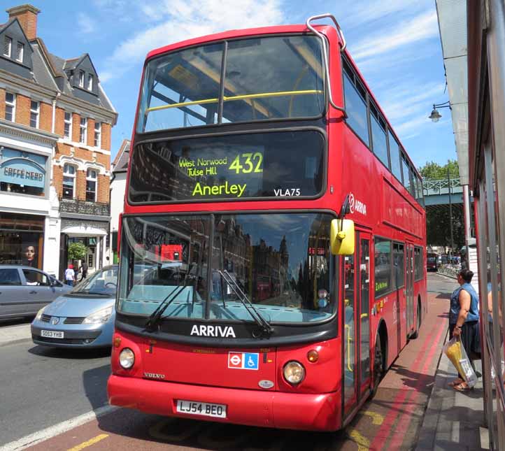 Arriva London Volvo B7TL Alexander ALX400 VLA75